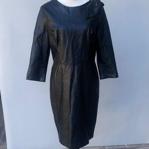 Badgley Mishka Elegant faux leather Black Dress